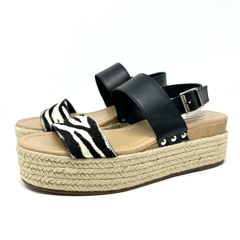 Steve Madden Fifer Women's Leather Platform Sanda… - image 7